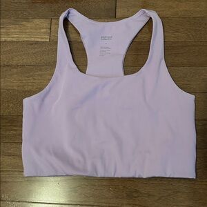Girlfriend collective GF collective lavender sport bra size medium EUC